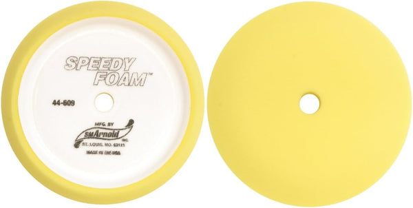 SM Arnold - Speedy Foam Yellow Foam Buffing Pad - 9 Inch