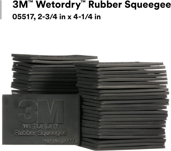 3M Rubber Squeegee Wetordry