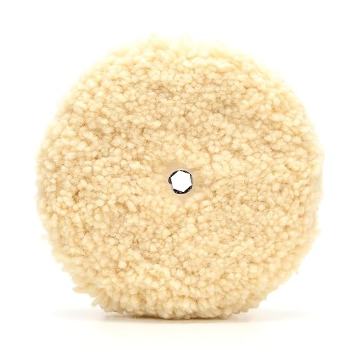 Perfect-It™ 05753 Double-Sided Compound Pad, 9", Quick Connect Wool Pad