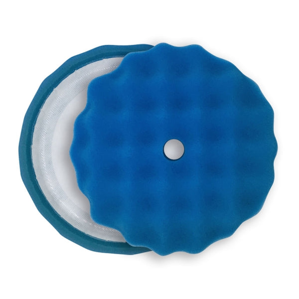Pro® 8.5" Eliminator Waffle Blue Finish Pad