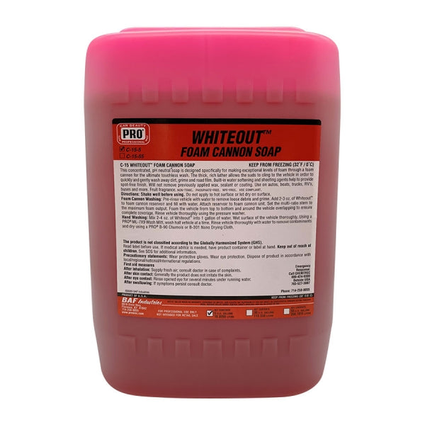 Pro® Whiteout Foam Cannon Soap
