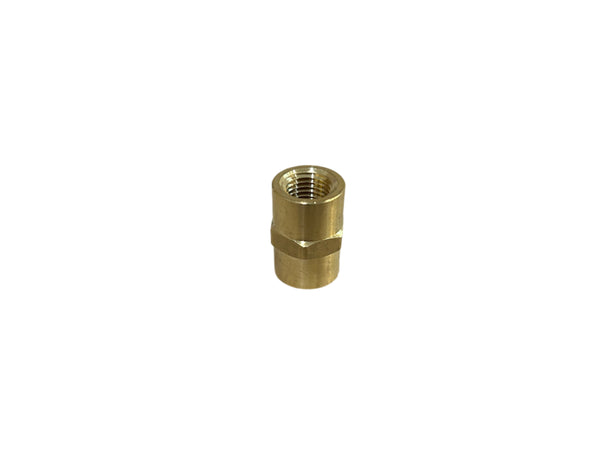 Mytee B142 Brass Coupling For Auto Detailing Extractors - 1/4 FNPT X 1/4 FNPT