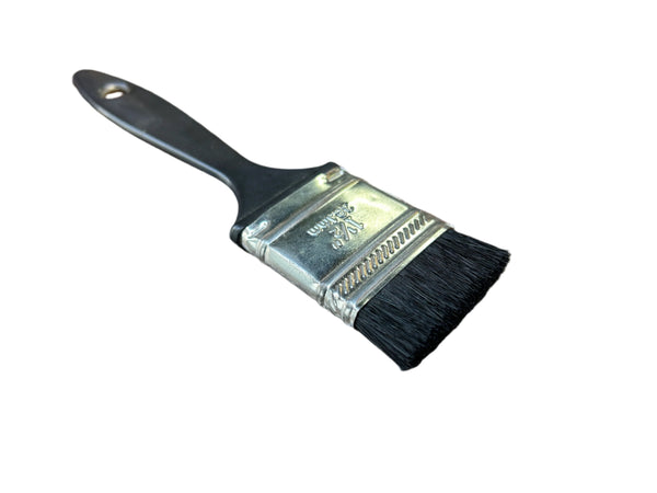 Black Detail Vent Brush with Short Bristles