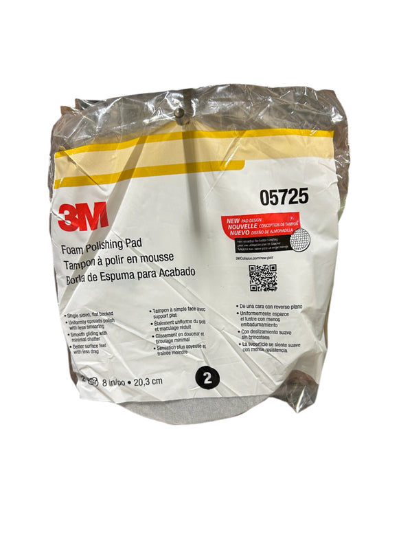 3M™ 5725 - Perfect-It™ 8" Foam Black Polishing Pad (2)