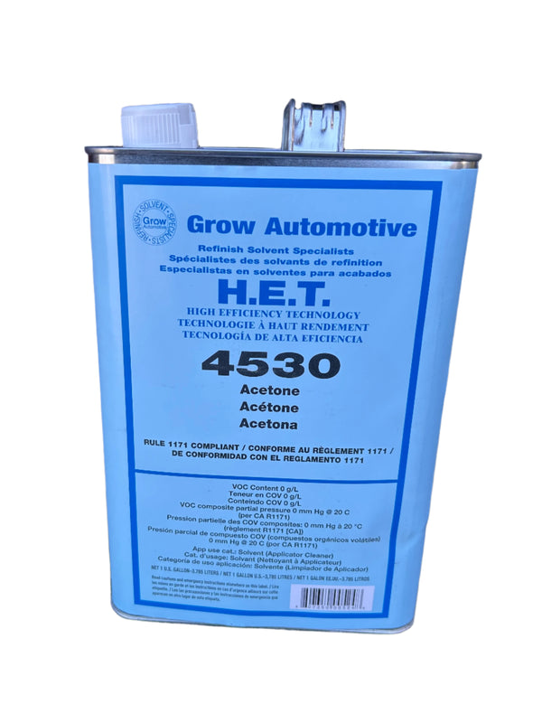 Grow Automotive 4530-01 Acetone - 1 Gallon
