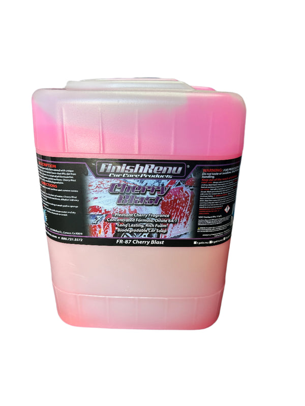 Finish Renu - Cherry Blast - Super Suds Exterior Shampoo - 5 Gallon