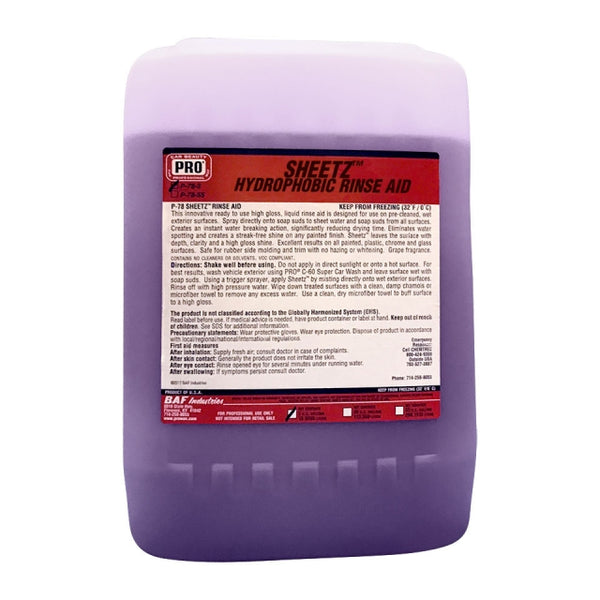 Pro® SHEETZ™ High Gloss Rinse Aid