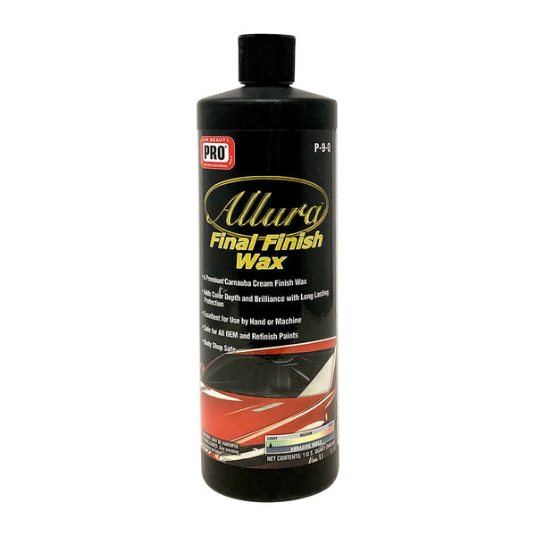 Allura™ Final Finish Wax - BODY SHOP SAFE