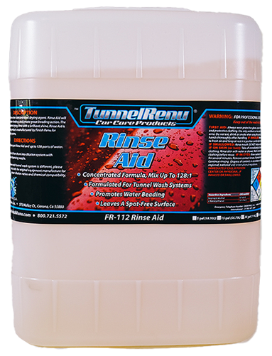 TunnelRenu Rinse Aid - Economical Drying Agent
