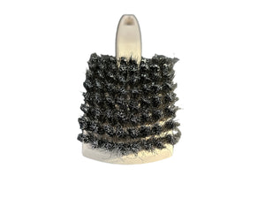8.5 Inch Heavy-Duty Tire Cleaning Brush Whitewall & Sidewall - Steel Wire