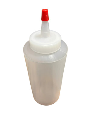 12oz Natural LDPE Soft Squeeze Bottle with Yorker Spout