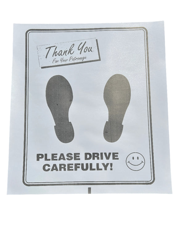 Heavy Duty Poly-Paper Coated Floor Mats - QTY 500