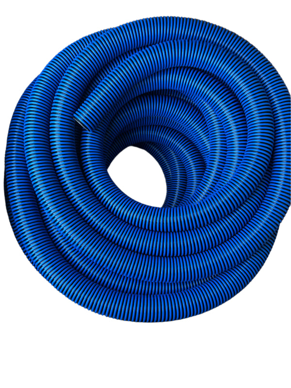 1.5'' X 50' Blue/Black Vacuum Hose Mr Nozzle