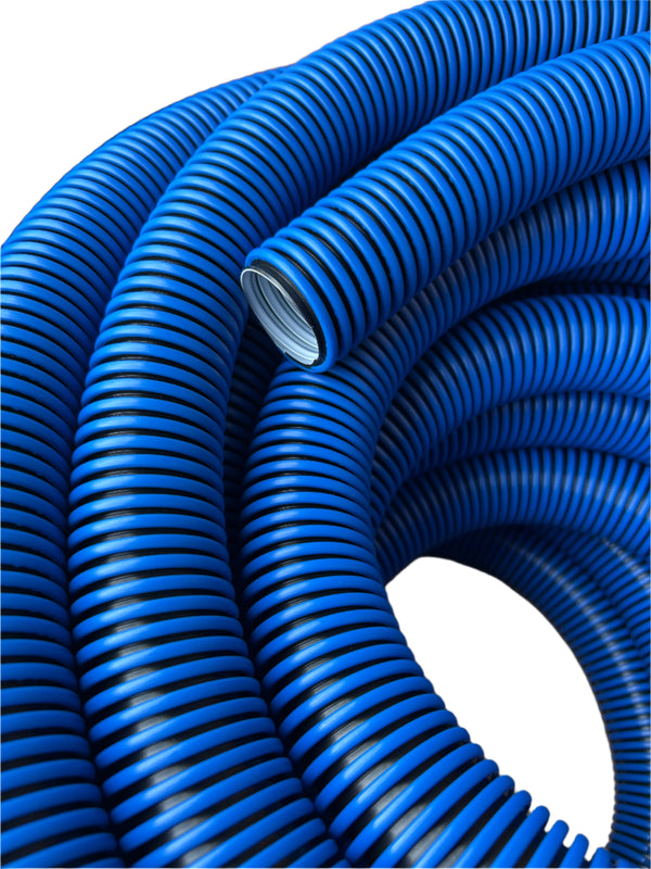 1.5'' X 50' Blue/Black Vacuum Hose Mr Nozzle