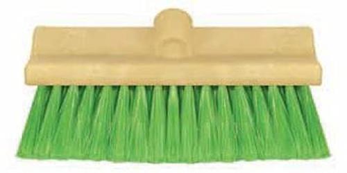 10" Green Bi-Level Soft Brush