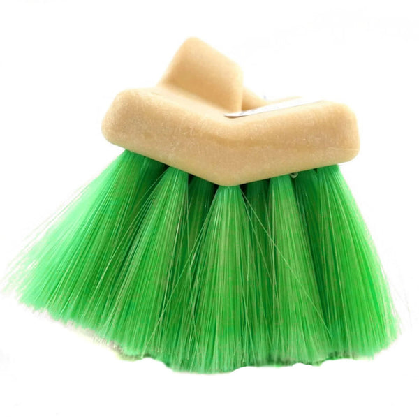 10" Green Bi-Level Soft Brush