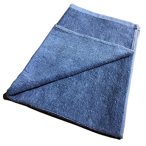 Blue Lint-Free Car Wash Towels - 12 Pack